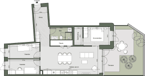 Plantegning for: Bolig 002 <wbr> Grethe Ingmanns Vej 9, st. th