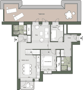 Plantegning for: Bolig 023 <wbr> Grethe Ingmanns Vej 11, 5. th