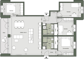Plantegning for: Bolig 048 <wbr> Grethe Ingmanns Vej 17, 4. th