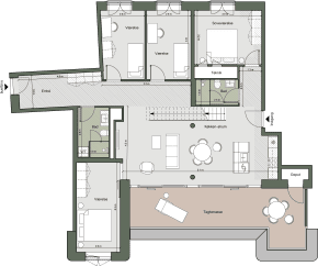 Plantegning for: Bolig 140 <wbr> Grethe Ingmanns Vej 31, 6. tv