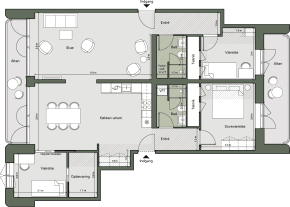 Plantegning for: Bolig 164 <wbr> Grethe Ingmanns Vej 35, 4. th