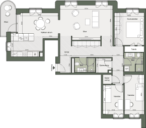 Plantegning for: Bolig 187 <wbr> Grethe Ingmanns Vej 39, 5. th